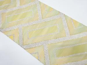 アンティーク　桧垣模様織り出し袋帯（着用可）